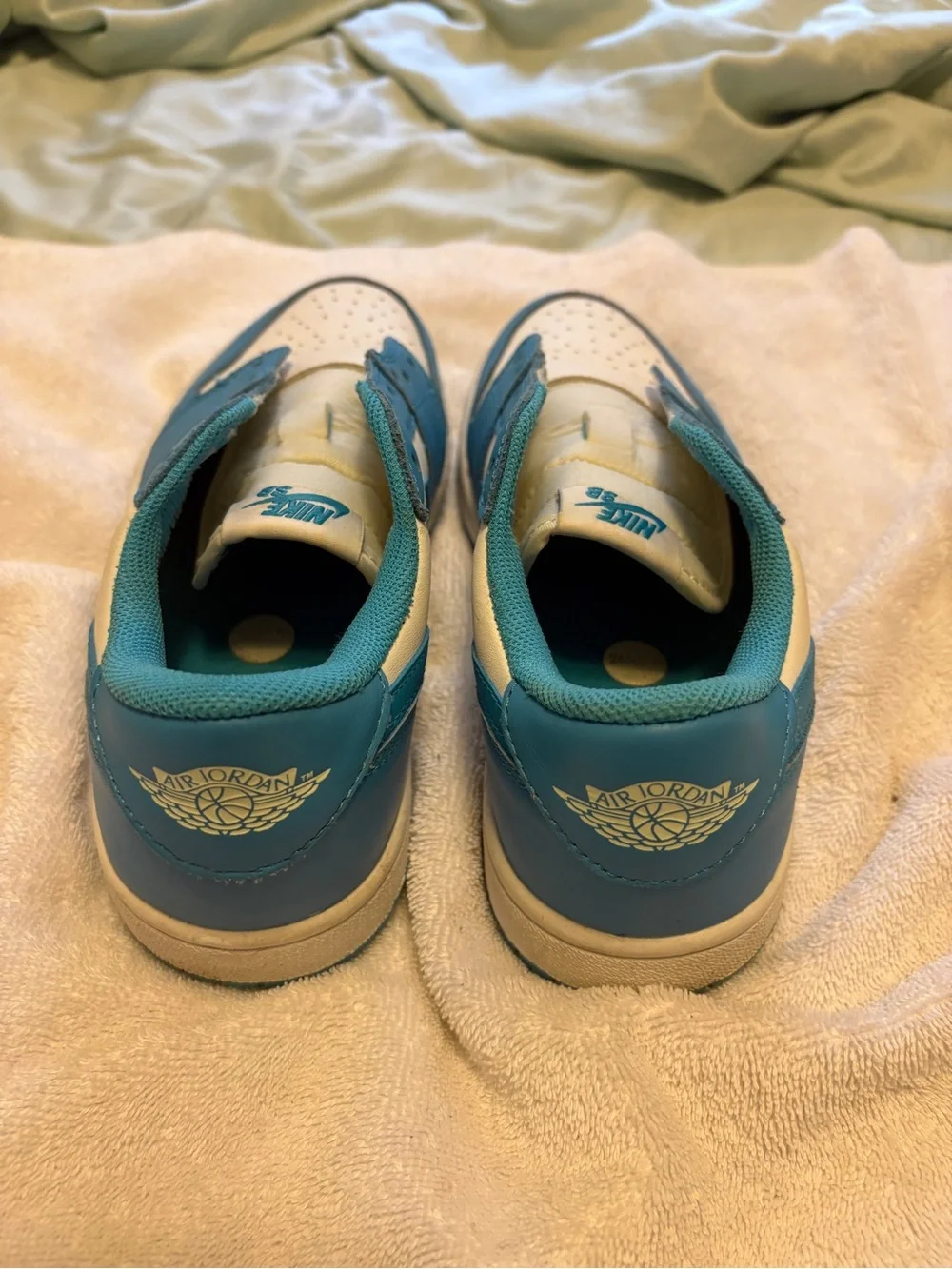 Nike  Eric Koston x Air Jordan 1 Low SB (CJ7891-401), UNC colors, Men 7.5